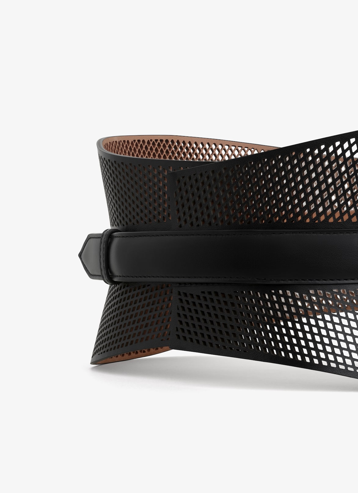 NEO BUSTIER BELT IN LEATHER ALAÏA BLACK NEO BUSTIER BELT IN LEATHER